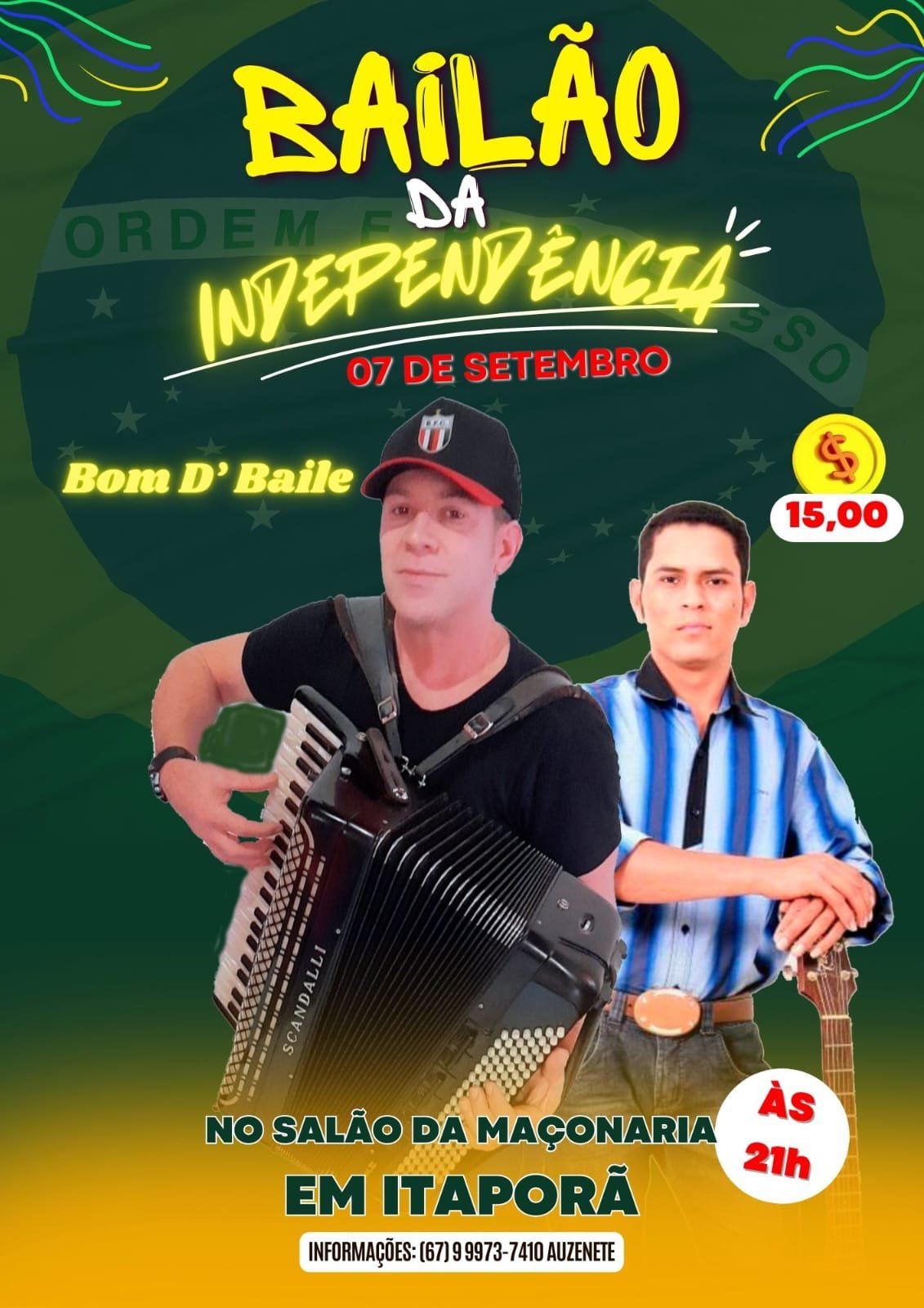 Bailão da Independência: Uma Noite Imperdível no Salão da Maçonaria