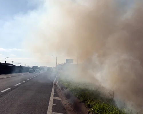 Fumaça de Incêndios no Mato Grosso do Sul Avança Sobre o Paraná Nesta Terça-Feira