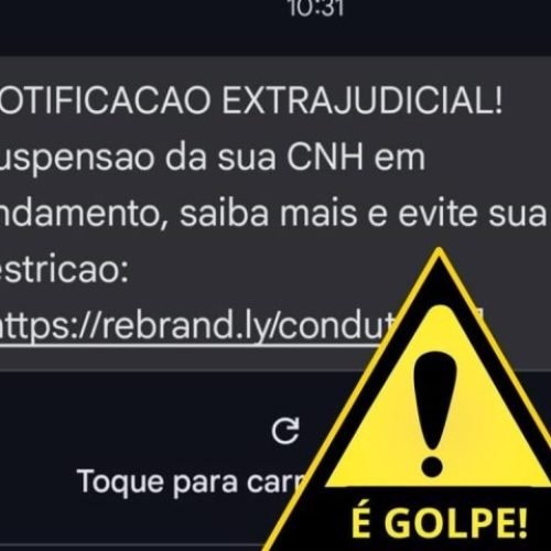 Detran-MS Alerta Para Golpe de SMS Com Notificação Falsa de Multa e Suspensão de CNH